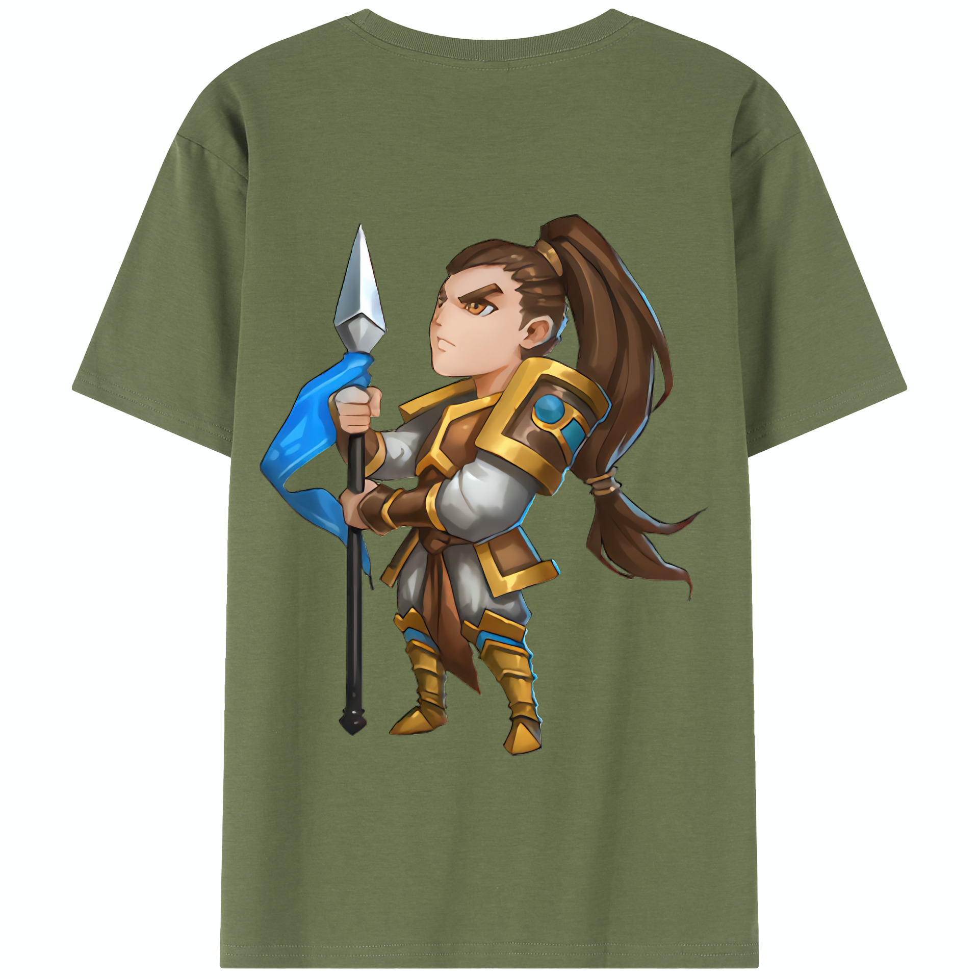 リーグ・オブ・レジェンド League of Legends LOL 綿100％半袖Tシャツ（背面プリント）